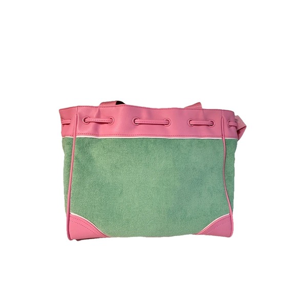 JUICY COUTURE RETRO STRAWBERRY TOTE RETRO GREEN Bag Handbag Purse NWT Y2K 🍓 - Picture 4 of 7